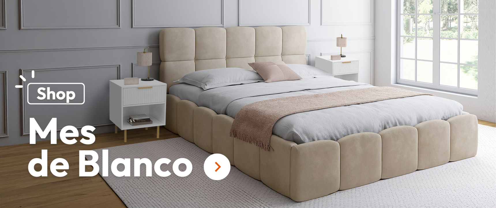 Mois du Blanc - Ropa de cama y mobiliario para un confort absoluto