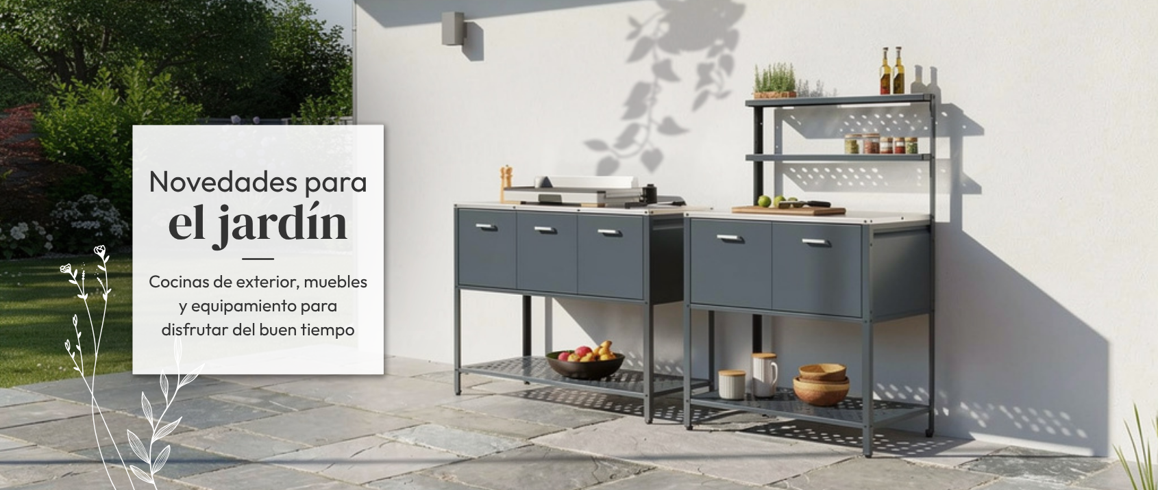 Una selección de muebles de salón para amueblar su espacio exterior con estilo